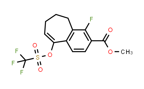 CAS No. 2114341-55-6, Methyl 4-fluoro-9-(((trifluoromethyl)sulfonyl)oxy)-6,7-dihydro-5H-benzo[7]annulene-3-carboxylate