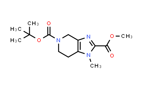 CAS No. 2116240-24-3, 5-(tert-Butyl) 2-methyl 1-methyl-1,4,6,7-tetrahydro-5H-imidazo[4,5-c]pyridine-2,5-dicarboxylate