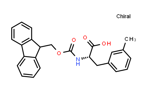 CAS No. 211637-74-0, (S)-2-((((9H-Fluoren-9-yl)methoxy)carbonyl)amino)-3-(m-tolyl)propanoic acid