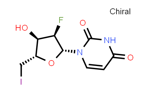 CAS No. 211694-25-6, 2',5'-Dideoxy-2'-fluoro-5'-iodouridine