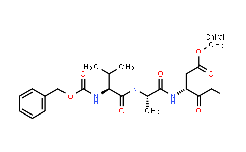 CAS No. 211918-97-7, L-Alaninamide, N-[(phenylmethoxy)carbonyl]-L-valyl-N-[(1R)-3-fluoro-1-(2-methoxy-2-oxoethyl)-2-oxopropyl]-