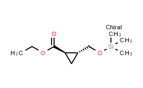 CAS No. 2122316-07-6, rel-Ethyl (1R,2R)-2-(((trimethylsilyl)oxy)methyl)cyclopropane-1-carboxylate