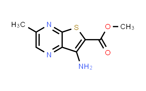 CAS No. 2123445-29-2, Methyl 7-amino-3-methylthieno[2,3-b]pyrazine-6-carboxylate