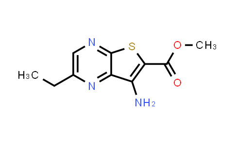 CAS No. 2123445-32-7, Methyl 7-amino-2-ethylthieno[2,3-b]pyrazine-6-carboxylate