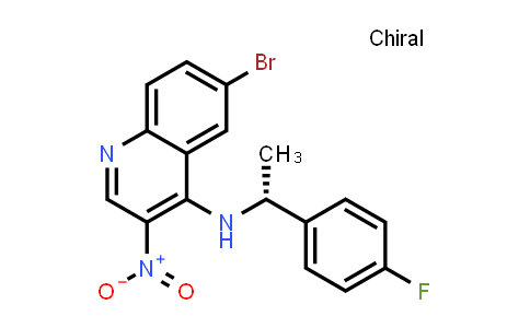 DY540102 | 2123481-32-1 | (R)-6-Bromo-N-(1-(4-fluorophenyl)ethyl)-3-nitroquinolin-4-amine