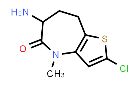 CAS No. 2124261-91-0, 6-Amino-2-chloro-4-methyl-4,6,7,8-tetrahydro-5H-thieno[3,2-b]azepin-5-one