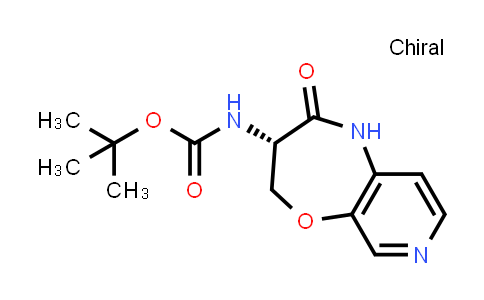 CAS No. 2124262-56-0, tert-Butyl (S)-(2-oxo-1,2,3,4-tetrahydropyrido[3,4-b][1,4]oxazepin-3-yl)carbamate