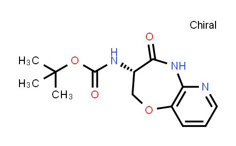 CAS No. 2124262-62-8, tert-Butyl (S)-(4-oxo-2,3,4,5-tetrahydropyrido[3,2-b][1,4]oxazepin-3-yl)carbamate