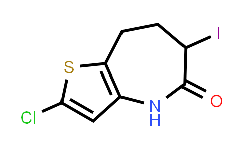CAS No. 2124270-41-1, 2-Chloro-6-iodo-7,8-dihydro-4H-thieno[3,2-b]azepin-5(6H)-one