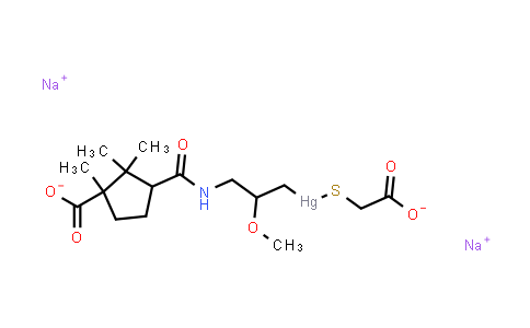 CAS No. 21259-76-7, Mercaptomerin sodium