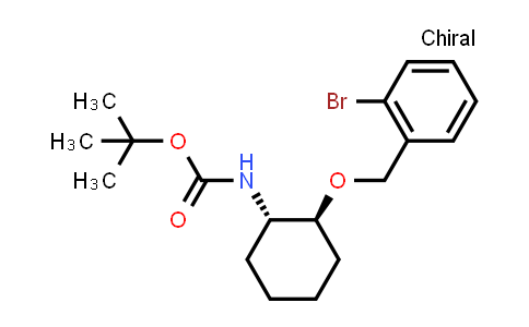 CAS No. 2126143-58-4, tert-Butyl ((1S,2S)-2-((2-bromobenzyl)oxy)cyclohexyl)carbamate