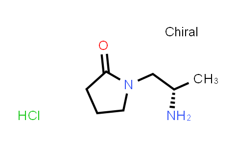 CAS No. 2126144-67-8, 1-[(2S)-2-Aminopropyl]pyrrolidin-2-one hydrochloride