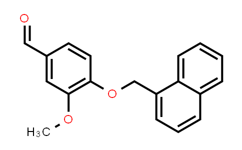 CAS No. 212621-51-7, 3-Methoxy-4-(1-naphthylmethoxy)benzaldehyde