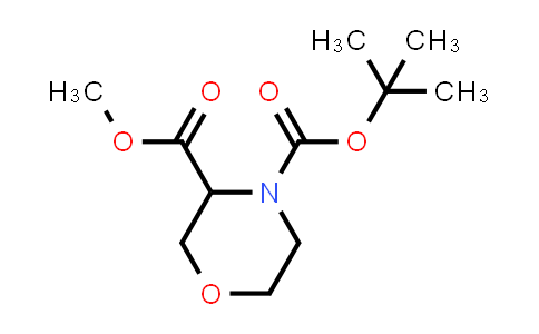 CAS No. 212650-45-8, 4-tert-Butyl 3-methyl morpholine-3,4-dicarboxylate