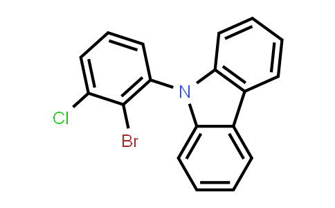 CAS No. 2126841-70-9, 9-(2-Bromo-3-chlorophenyl)-9H-carbazole