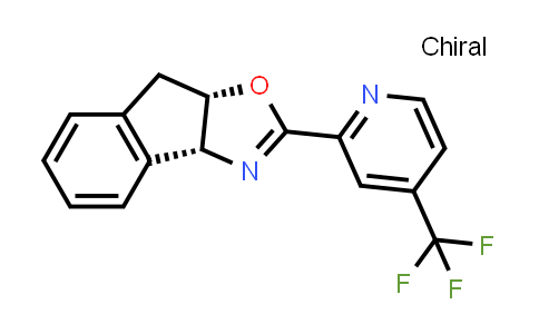 CAS No. 2126903-00-0, (3aR,8aS)-2-(4-(Trifluoromethyl)pyridin-2-yl)-3a,8a-dihydro-8H-indeno[1,2-d]oxazole