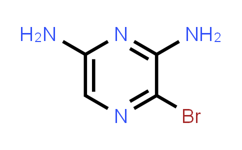 CAS No. 212779-25-4, 3-Bromopyrazine-2,6-diamine