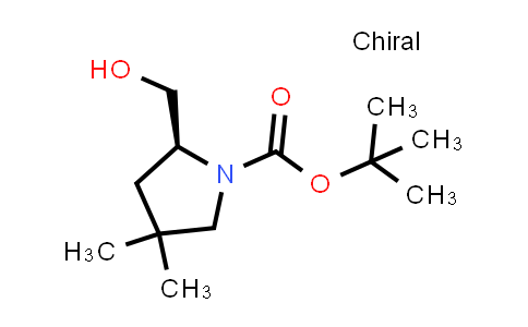 CAS No. 212890-86-3, tert-Butyl (2S)-2-(hydroxymethyl)-4,4-dimethylpyrrolidine-1-carboxylate
