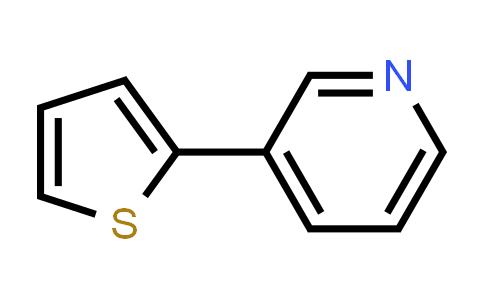 CAS No. 21298-53-3, 3-(Thiophen-2-yl)pyridine