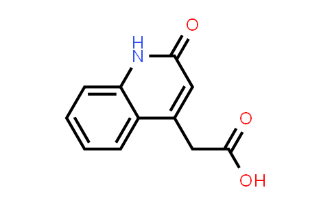 CAS No. 21298-80-6, (2-Oxo-1,2-dihydro-quinolin-4-yl)-acetic acid