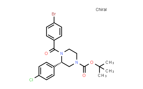 MC540258 | 2132392-79-9 | (S)-Tert-butyl 4-(4-bromobenzoyl)-3-(4-chlorophenyl)piperazine-1-carboxylate