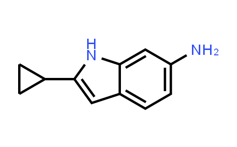 CAS No. 2132397-75-0, 2-Cyclopropyl-1H-indol-6-amine