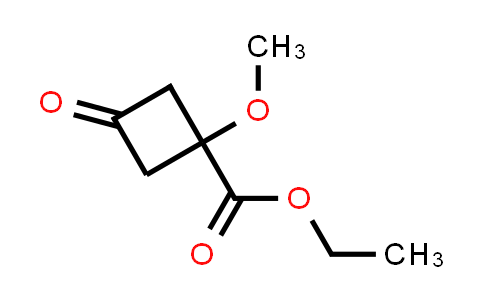 CAS No. 2133403-04-8, Ethyl 1-methoxy-3-oxocyclobutanecarboxylate