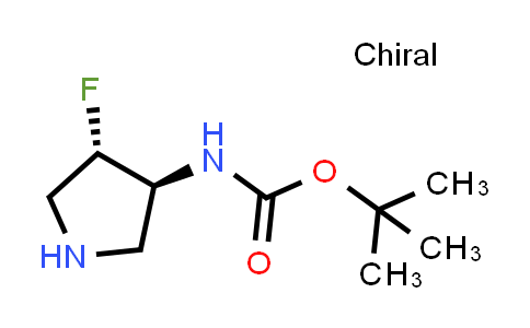 CAS No. 213388-72-8, tert-Butyl ((3S,4S)-4-fluoropyrrolidin-3-yl)carbamate