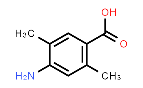 CAS No. 21339-73-1, 4-Amino-2,5-dimethylbenzoic acid