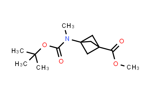 CAS No. 2134169-81-4, Methyl 3-((tert-butoxycarbonyl)(methyl)amino)bicyclo[1.1.1]pentane-1-carboxylate
