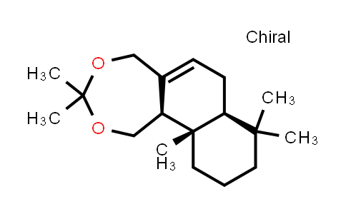 CAS No. 213552-47-7, Naphtho[1,2-e][1,3]dioxepin, 1,5,7,7a,8,9,10,11,11a,11b-decahydro-3,3,8,8,11a-pentamethyl-, (7aS,11aS,11bR)-
