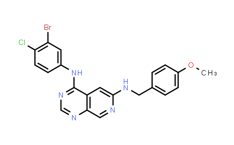 CAS No. 2135696-74-9, N4-(3-Bromo-4-chlorophenyl)-N6-(4-methoxybenzyl)pyrido[3,4-d]pyrimidine-4,6-diamine