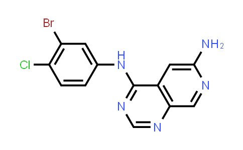 CAS No. 2135696-75-0, N4-(3-Bromo-4-chlorophenyl)pyrido[3,4-d]pyrimidine-4,6-diamine