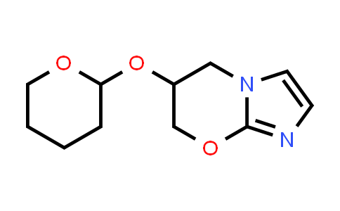 CAS No. 2135831-65-9, 6-((Tetrahydro-2H-pyran-2-yl)oxy)-6,7-dihydro-5H-imidazo[2,1-b][1,3]oxazine