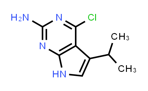CAS No. 213623-60-0, 4-Chloro-5-isopropyl-7H-pyrrolo[2,3-d]pyrimidin-2-amine