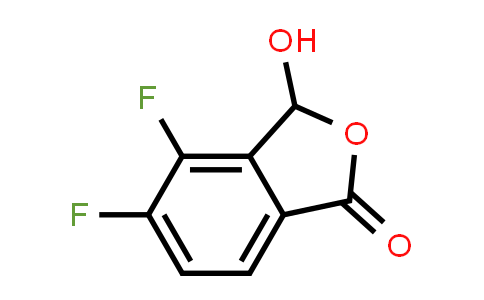 CAS No. 2136287-63-1, 4,5-Difluoro-3-hydroxyisobenzofuran-1(3H)-one