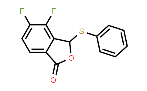 CAS No. 2136287-64-2, 4,5-Difluoro-3-(phenylthio)isobenzofuran-1(3H)-one