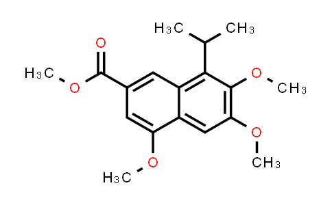 CAS No. 213682-35-0, Methyl 8-isopropyl-4,6,7-trimethoxy-2-naphthoate