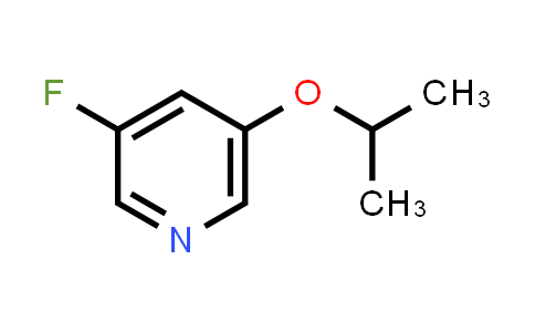 CAS No. 213766-03-1, 3-Fluoro-5-(1-methylethoxy)pyridine