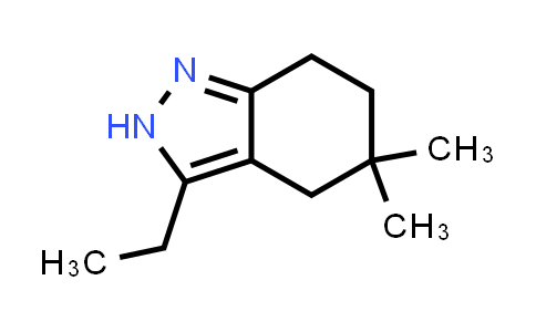 CAS No. 2137687-69-3, 3-Ethyl-5,5-dimethyl-4,5,6,7-tetrahydro-2H-indazole