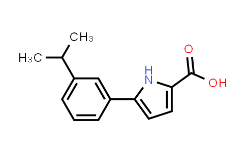 CAS No. 2138067-52-2, 5-(3-Isopropylphenyl)-1H-pyrrole-2-carboxylic acid