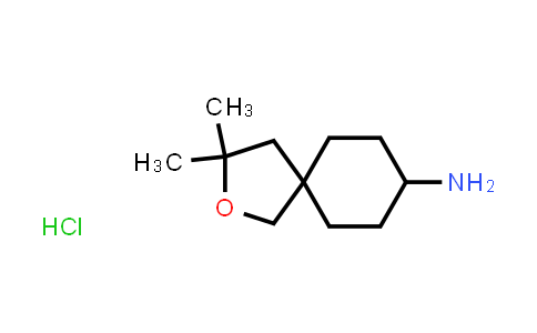 CAS No. 2138261-08-0, 3,3-Dimethyl-2-oxaspiro[4.5]decan-8-amine hydrochloride