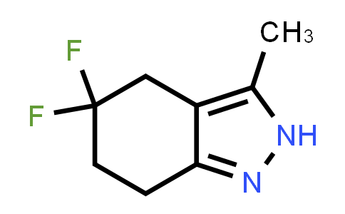 CAS No. 2138410-00-9, 5,5-Difluoro-3-methyl-4,5,6,7-tetrahydro-2H-indazole