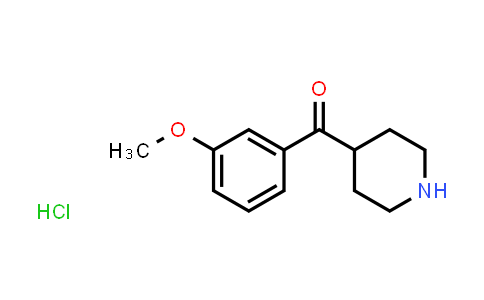 CAS No. 213886-99-8, (3-Methoxyphenyl)(piperidin-4-yl)methanone hydrochloride