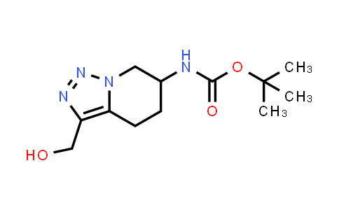 CAS No. 2139226-14-3, Tert-butyl (3-(hydroxymethyl)-4,5,6,7-tetrahydro-[1,2,3]triazolo[1,5-a]pyridin-6-yl)carbamate