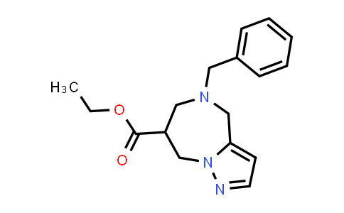 CAS No. 2139305-92-1, Ethyl 5-benzyl-5,6,7,8-tetrahydro-4H-pyrazolo[1,5-a][1,4]diazepine-7-carboxylate
