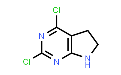 CAS No. 2139336-89-1, 2,4-Dichloro-6,7-dihydro-5H-pyrrolo[2,3-d]pyrimidine