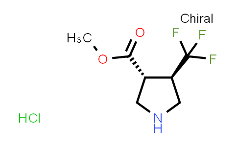 CAS No. 2140264-93-1, (3R,4R)-Methyl 4-(trifluoromethyl)pyrrolidine-3-carboxylate hydrochloride