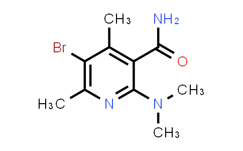 2140316-45-4 | 5-Bromo-2-(dimethylamino)-4,6-dimethylpyridine-3-carboxamide