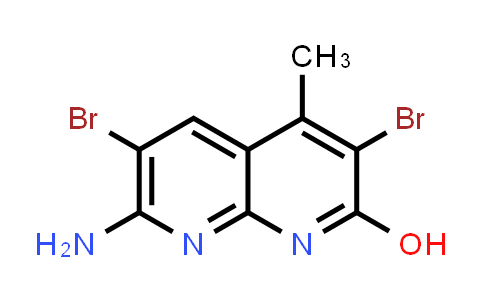 CAS No. 2140316-56-7, 7-Amino-3,6-dibromo-4-methyl-1,8-naphthyridin-2-ol